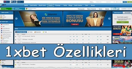 1xbet Özellikleri